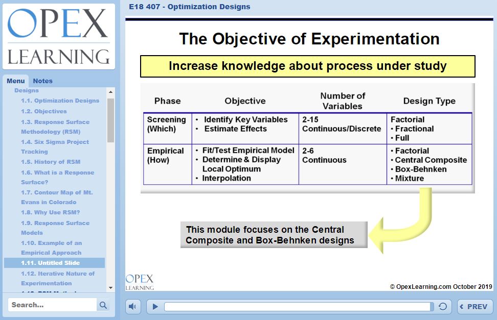 Optimization Designs